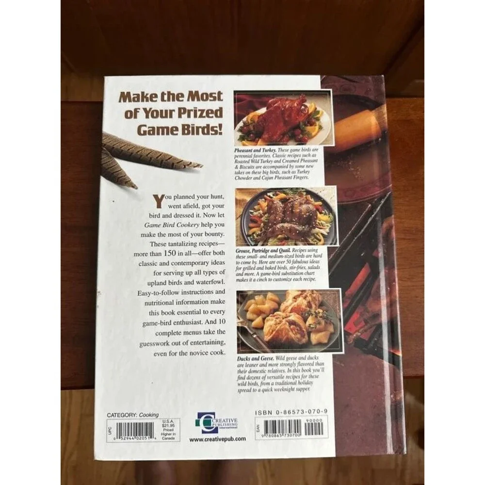 Game Bird Cookery by Creative Publishing International 1997 Cookbook